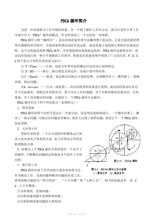 PDCA循环戴明环简介