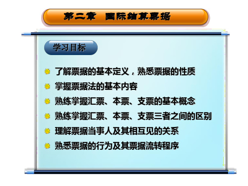 第二章 国际结算中的票据PPT精品文档50页