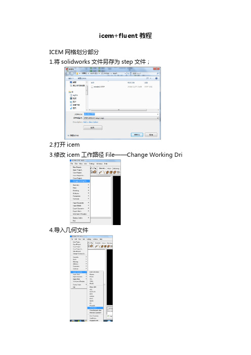 icem+fluent教程