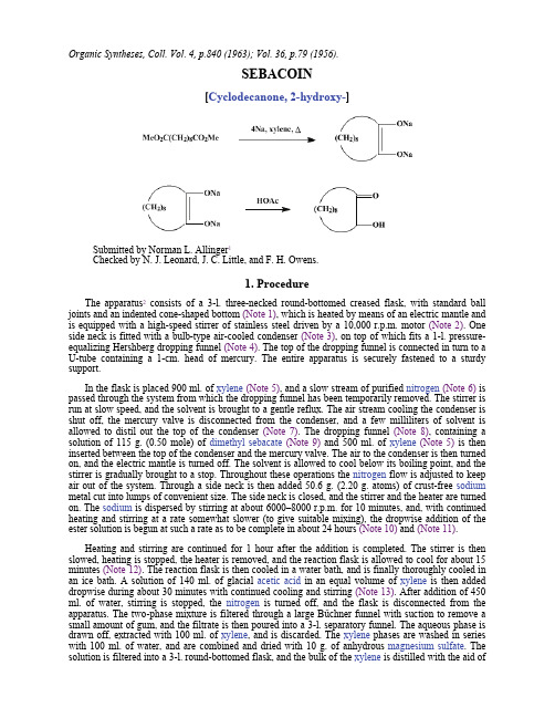 Organic Syntheses, Coll. Vol. 4, p.840 (1963); Vol. 36, p.79 (1956).