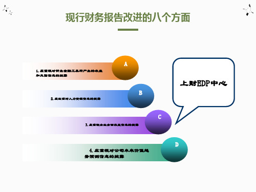 现行财务报告改进的八个方面-财务报告分析