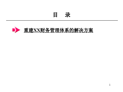 财务管理体系的解决方案(ppt 25页)