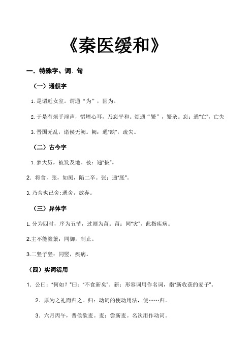 医古文重点