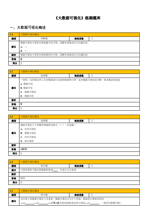 大数据可视化-习题