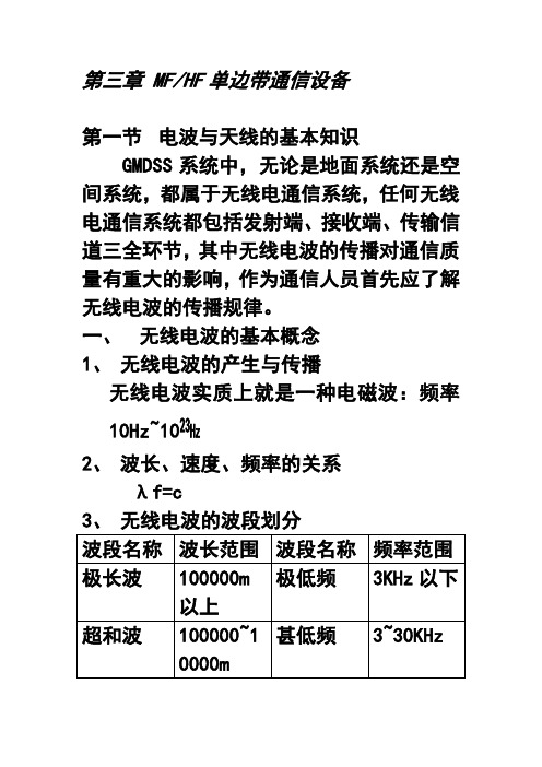 第二章无线电通信的基础知识