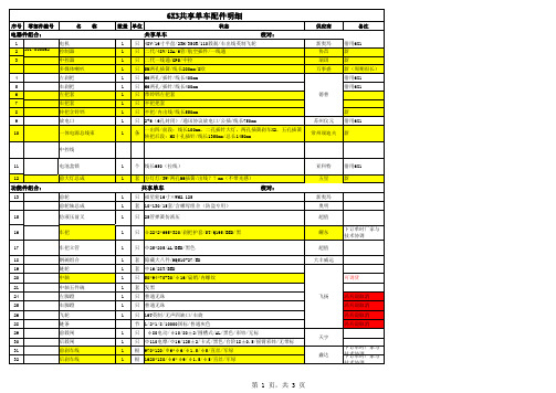 6个轮子共享电单车配置