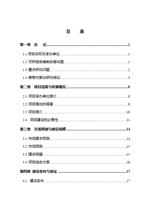 湖北监利县新沟镇小城镇经济综合开发示范项目可行性实施计划书_53页