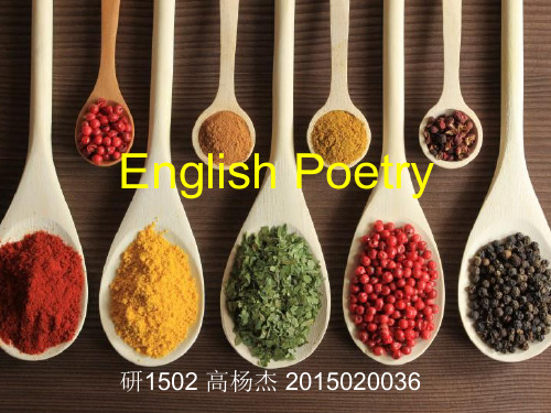 English Poetry(英文诗歌)