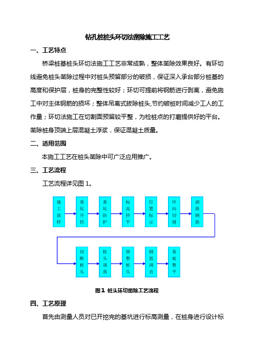 钻孔桩桩头环切施工工艺