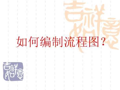 如何编制流程图