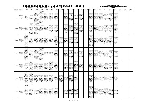 上海健康医学院附属卫生学校(浦东校区)