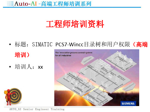 SIMATIC PCS7-Wincc目录树和用户权限(高端培训)