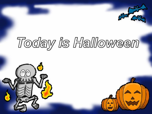 外研版五年级英语上册《Today is Halloween》PPT课件(7篇)