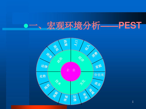 市场营销学原理2营销环境分析技术案例