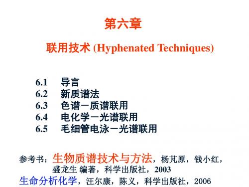 分析化学中分第六章联用技术