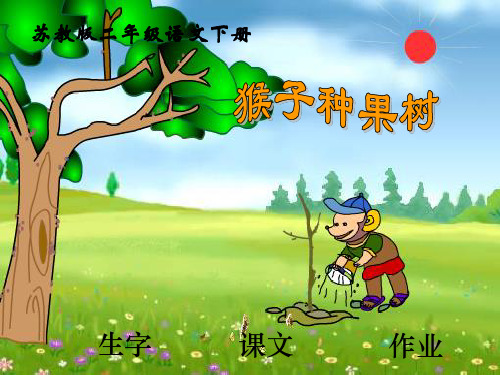 《猴子种果树》课 公开课一等奖课件