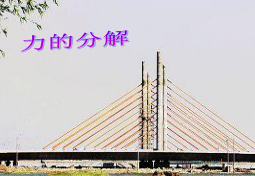沪教版(上海)物理高一第一学期(试用版)-第二章 C 力的分解 课件 _3优品课件