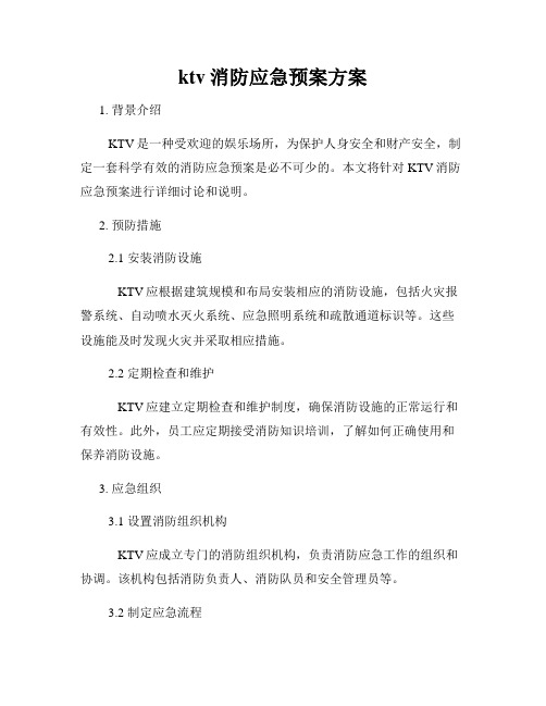 ktv消防应急预案方案