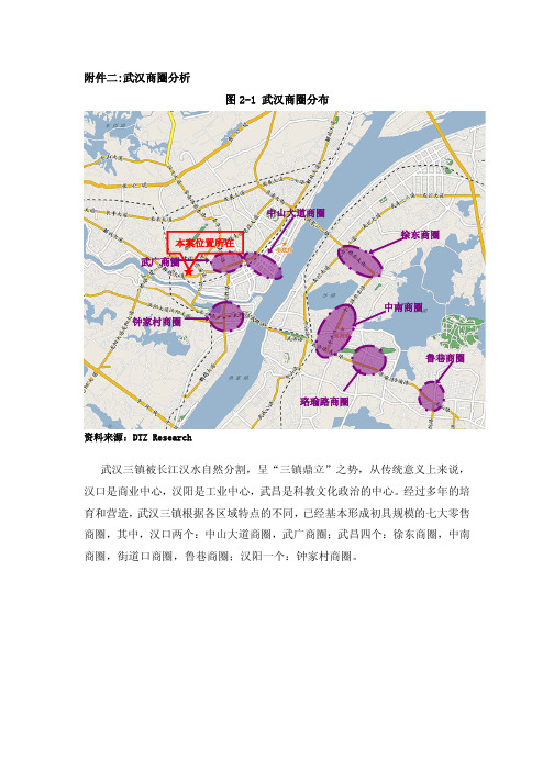 戴德梁行2007武汉商圈市场研究报告