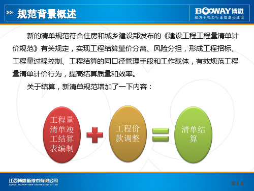 清单计价规范 结算规范