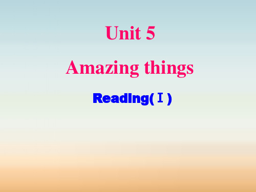 7BUnit+5+Reading1课件1