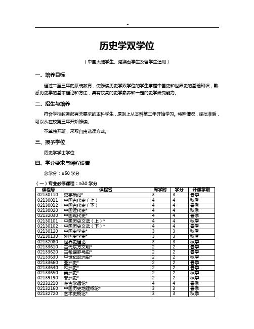 北京大学历史学系