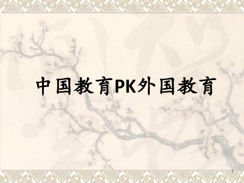 中外教育差异 ppt课件