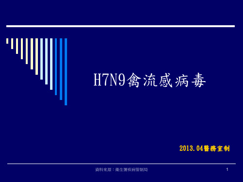 H7N9_禽流感病毒 PPT课件