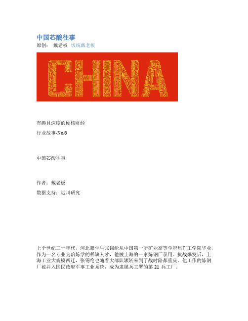 戴老板_中国芯酸往事