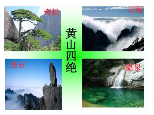 人教版二年级上册语文《黄山奇石》