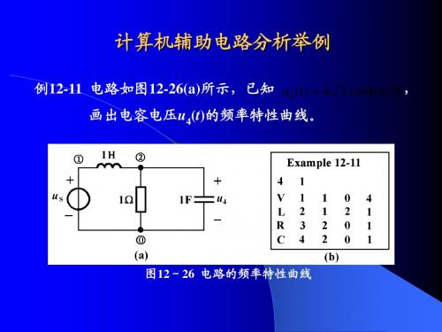 计算机辅助电路分析举例