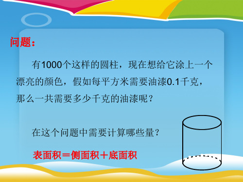 北师大版高中数学必修二1.7.1柱、锥、台的侧面展开与面积课件 (共19张)