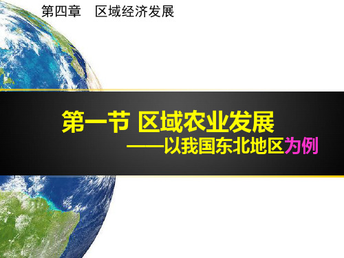 人教版高中地理必修三第四章第一节《区域农业发展——以我国东北地区为例》课件分析17