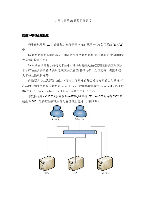 内网协同及OA系统招标要求