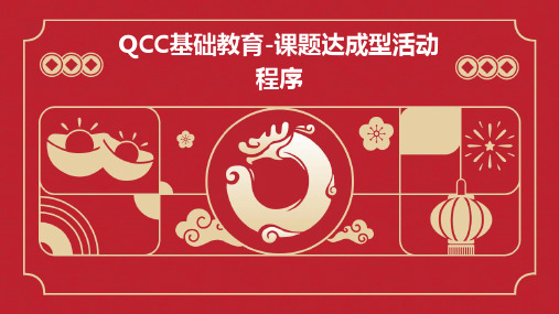 QCC基础教育-课题达成型活动程序