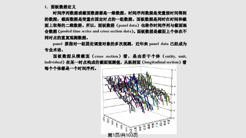 应用eviews进行面板数据分析PPT课件