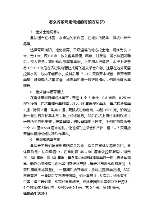 怎么养殖蝇蛆蝇蛆的养殖方法（2）