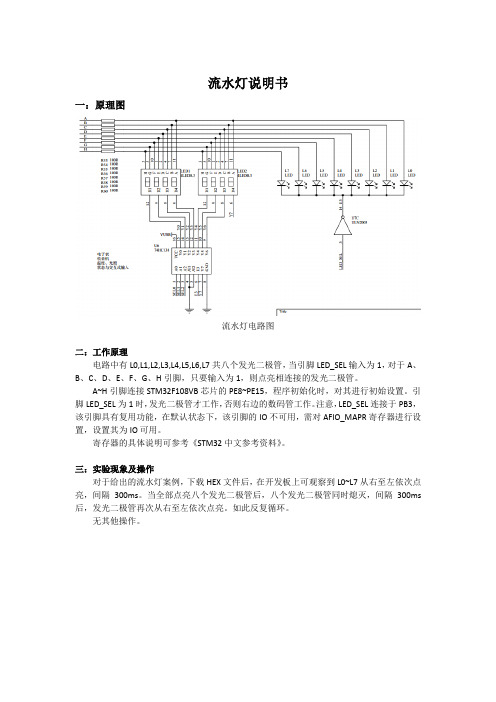 STM32流水灯说明书