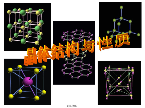 晶体常识讲课(共8张PPT)