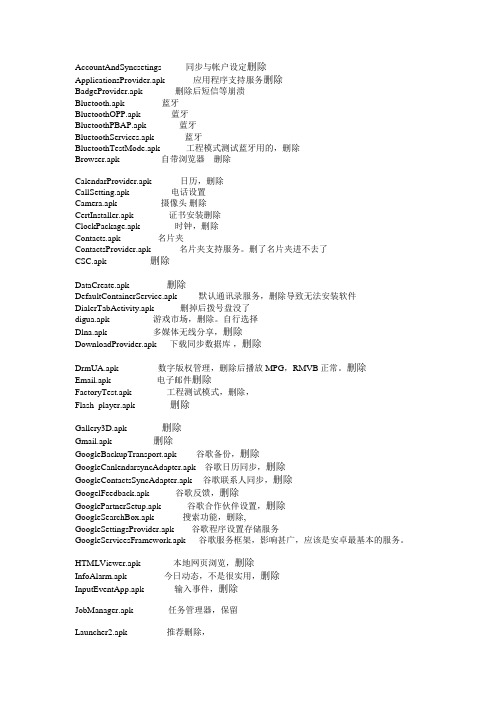 三星终极精简通用列表