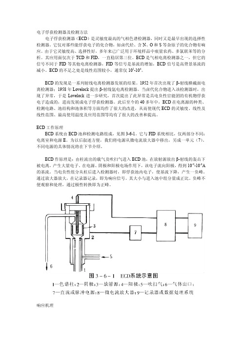 ECD检测器及检测方法