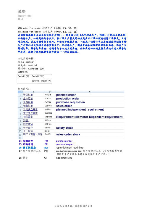 SAP策略详细介绍,适用于初学者