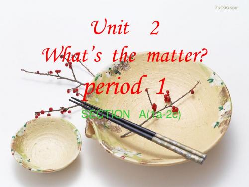 人教版八年级上 Unit2 period 1 课件