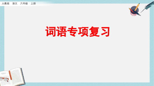 2019-2020年部编本人教版小学六年级语文上册词语专项复习课件