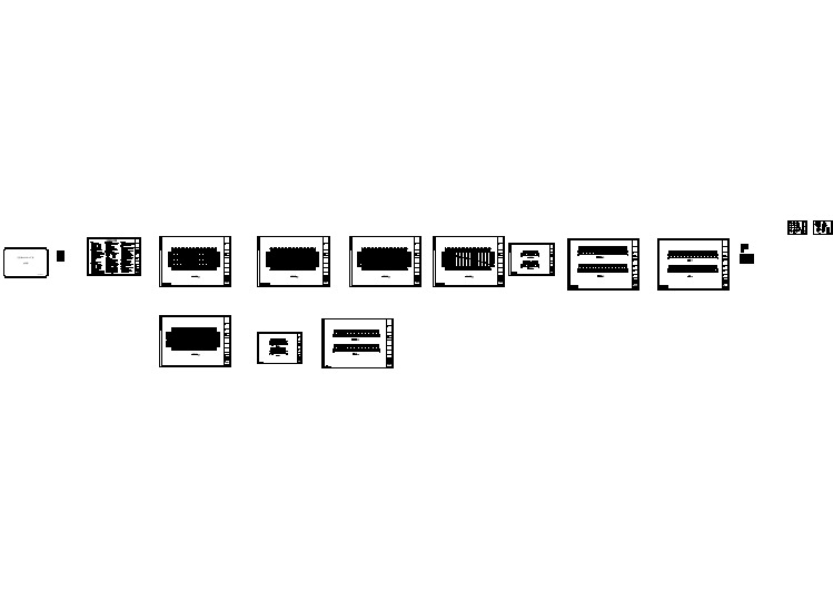 钢结构设计_某地区210跨度工程CAD图