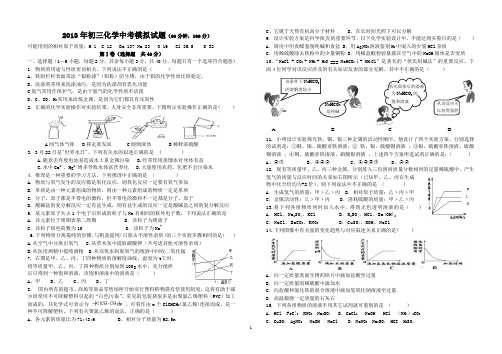 2013年化学中考模拟试题