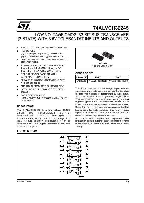 74ALVCH32245LB资料