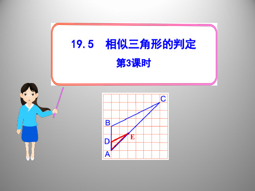 19.5相似三角形的判定ASA