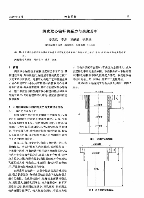 绳索取心钻杆的受力与失效分析