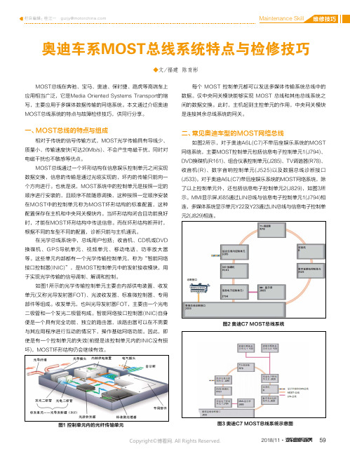 18337198_奥迪车系MOST总线系统特点与检修技巧